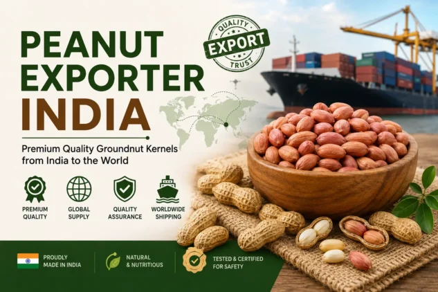 Premium quality peanut exporter from India supplying groundnut kernels worldwide