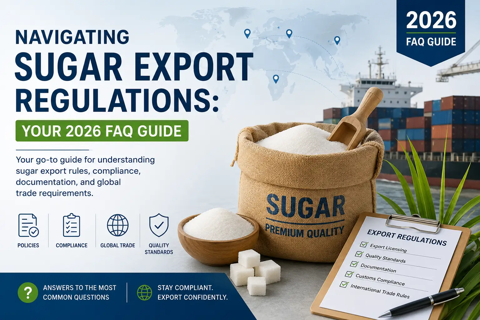 Navigating Sugar Export Regulations: Your 2026 FAQ Guide