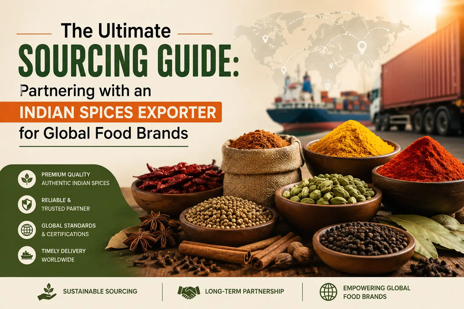 The Ultimate Sourcing Guide: Partnering with an Indian Spices Exporter for Global Food Brands